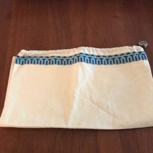 Tory Burch drawstring shoe bag